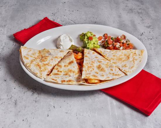 Order Grilled Shrimp Quesadilla food online from Speedy G Tacos, Tamales, Tostadas Y Tal store, Plainfield on bringmethat.com