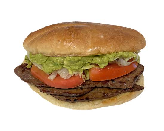 Order Carne Asada Torta food online from Viva Burrito Co. store, Lakewood on bringmethat.com