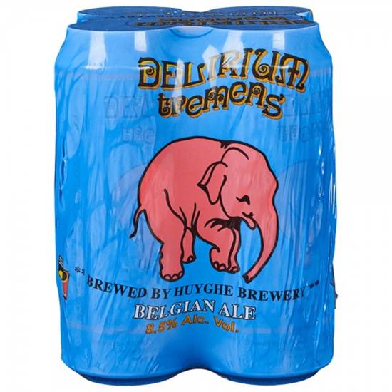 Order DELIRIUM TREMENS 4-16.9OZ CANS food online from Rocky Liquor store, Claremont on bringmethat.com