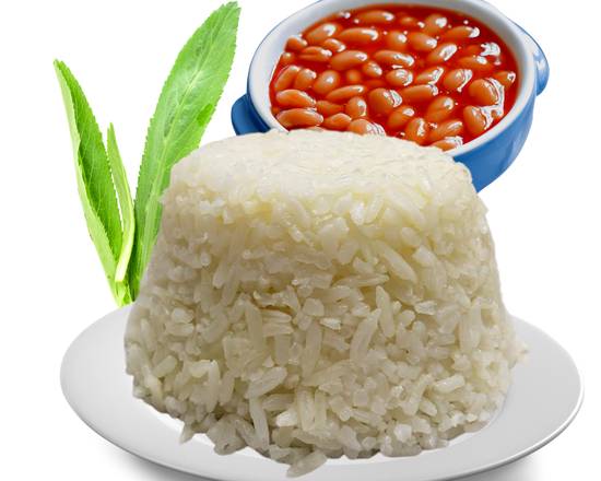 Order White Rice and Beans food online from 787 Mofongo store, Orlando on bringmethat.com