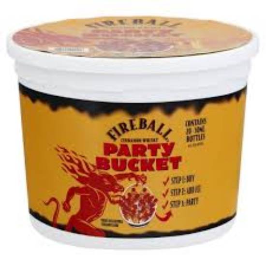 Order  Fireball Party Bucket 20Minis 50 ml food online from The Village Store store, San Diego on bringmethat.com