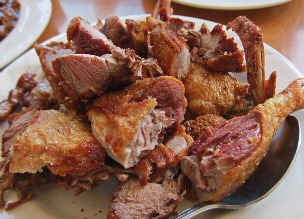 Order Golden Crispy Duck ( Half )  food online from New Star Asian Bistro store, Mclean on bringmethat.com
