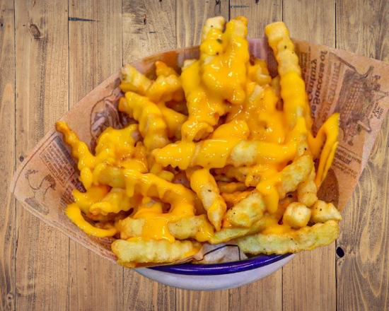 Frites maison cheddar 