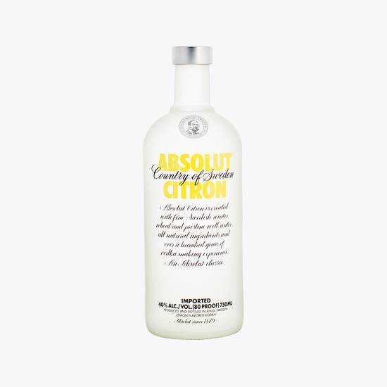 Order Absolut Citron food online from Fine Wine & Spirits Warehouse store, Tampa on bringmethat.com