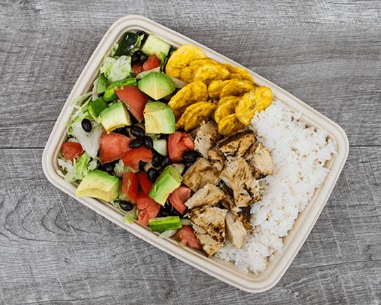 Order El Caribe with jasmine rice food online from Giardino Gourmet Salads store, Miami on bringmethat.com