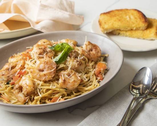 Order Shrimp Scampi Pasta food online from Hof Hut store, Torrance on bringmethat.com