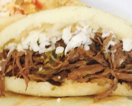 Order Arepa La Pelua food online from Arepa One store, Hialeah on bringmethat.com