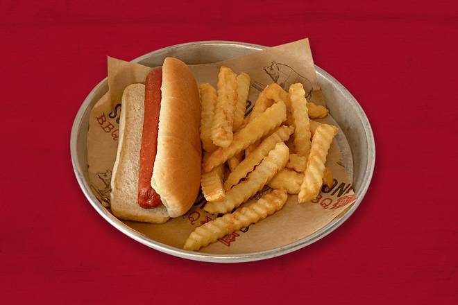 Order Kid's Hot Dog food online from Sonny's BBQ- Waldo Rd. store, Gainesville on bringmethat.com
