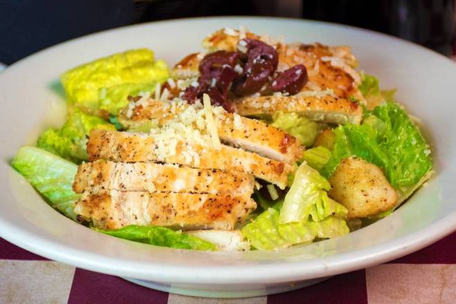 Order Small Grilled Chicken Caesar Salad food online from Eddie's Italian Eatery store, Claremont on bringmethat.com