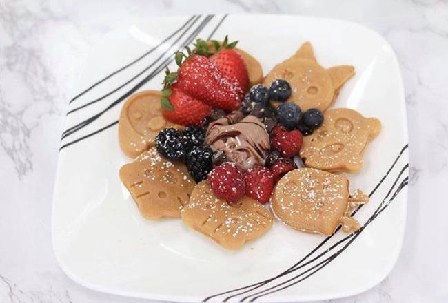 Order Animal Mini Waffle iCream food online from Icream Yogurt & Crepes store, Falls Church on bringmethat.com