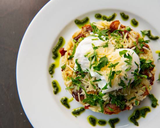 Order Brunch Carbonara food online from Blu Jam Café store, Tarzana on bringmethat.com