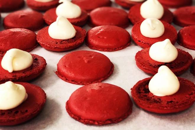 Order Red Velvet Macaron food online from Choulala store, Winter Park on bringmethat.com