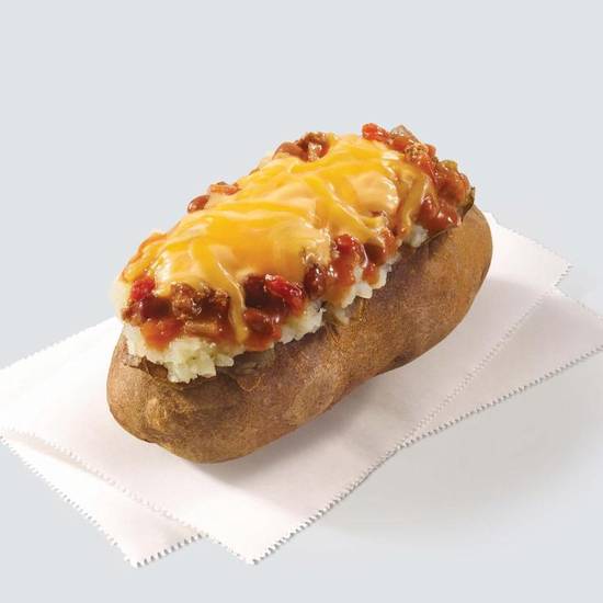 Order Chili & Cheese Baked Potato food online from Wendy store, Dickinson on bringmethat.com