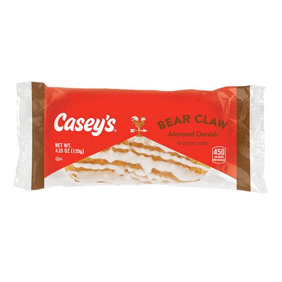 Order Casey's Bear Claw Almond Danish 4.25oz food online from Casey store, Van Buren on bringmethat.com