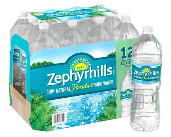 Order Zephyrhills 1.5 Liter (12 pack)  food online from Fresko Market store, Miami on bringmethat.com