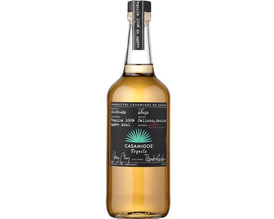 Order Casamigos Añejo, 750mL tequila (40.0% ABV) food online from Xtra Liquors & Wines store, WEST MIAMI on bringmethat.com
