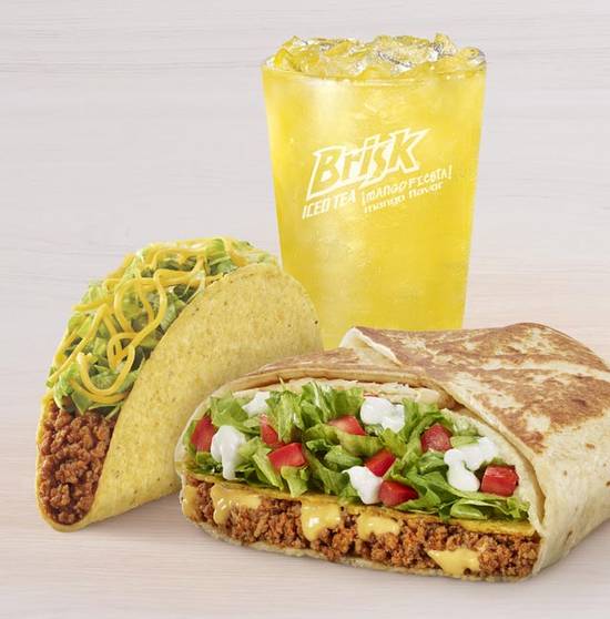 Order Crunchwrap Supreme Combo food online from Taco Bell store, Greenville on bringmethat.com