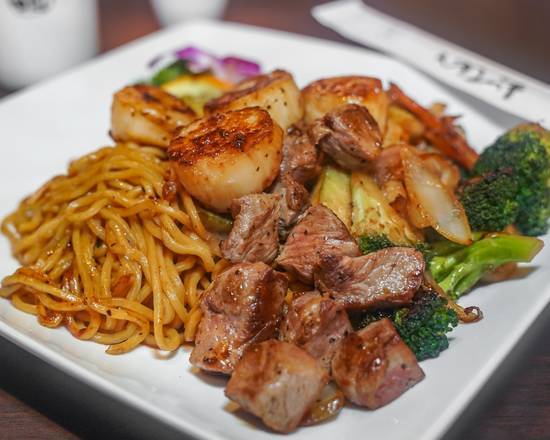 Order Hibachi Grilled Steak and Scallop         food online from Sushi Bear Sushi & Grill store, Jacksonville on bringmethat.com