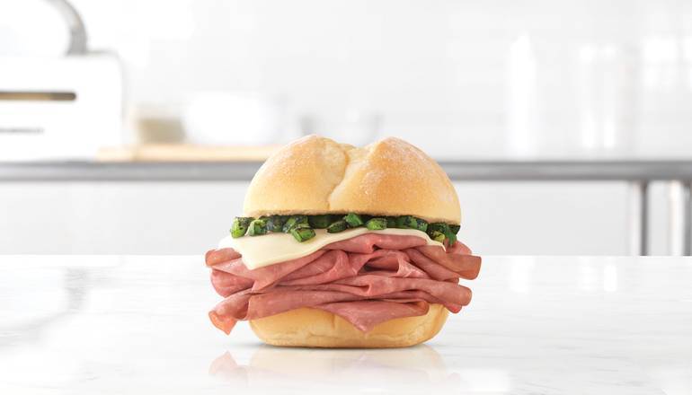 Order Jalapeno Roast Beef Slider food online from Arby store, Belle on bringmethat.com