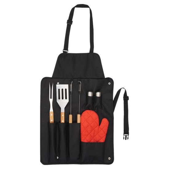 Order BBQ Apron & Grilling Tools Set (7pc) food online from Everyday Needs by Gopuff store, Montgomery on bringmethat.com