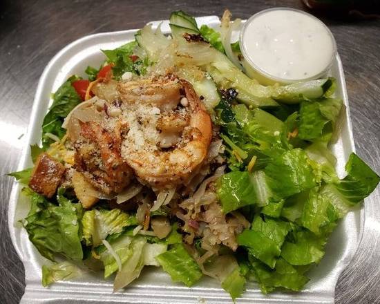 Order Salad w/Shrimp food online from Mia305cuisine store, Miami on bringmethat.com