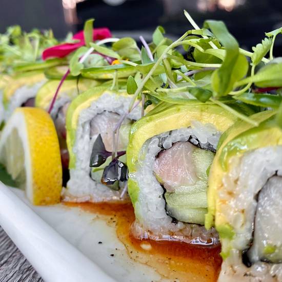 Order Yellowtail Jalapeno Roll food online from Loveboat Sushi Bar store, San Marcos on bringmethat.com