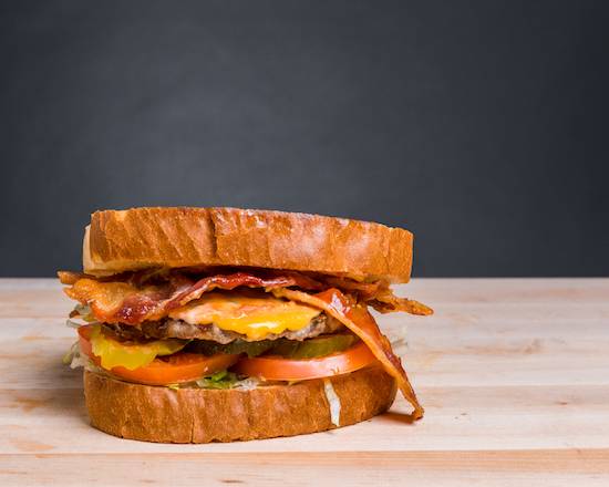 Order Sourdough Bacon Cheeseburger food online from Burger Bar OC store, Cypress on bringmethat.com