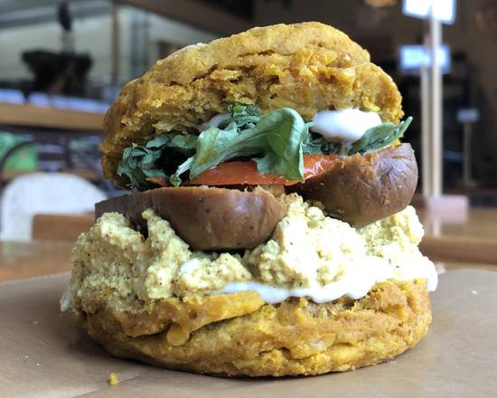 Order Pumpkin Cheddar Biscuit food online from Breads On Oak store, New Orleans on bringmethat.com