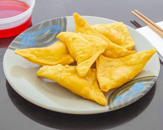Order Cheese Wonton (6 pcs) food online from New King Chef store, Nutley on bringmethat.com