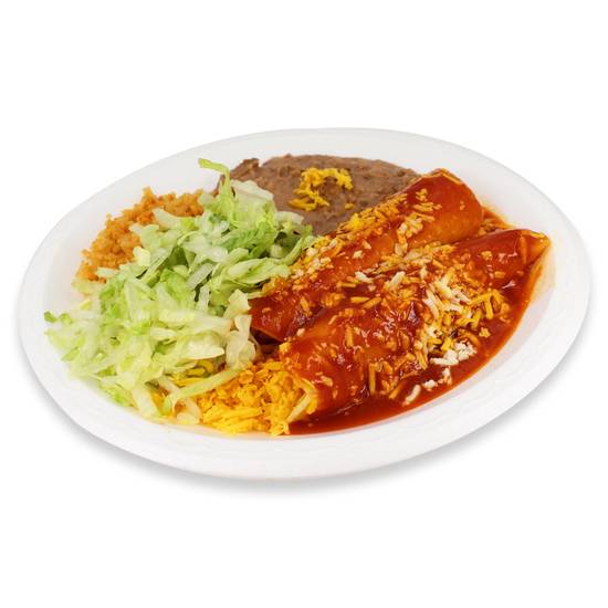 Order 2. Two Enchiladas food online from Viva Burrito Co. store, Lakewood on bringmethat.com