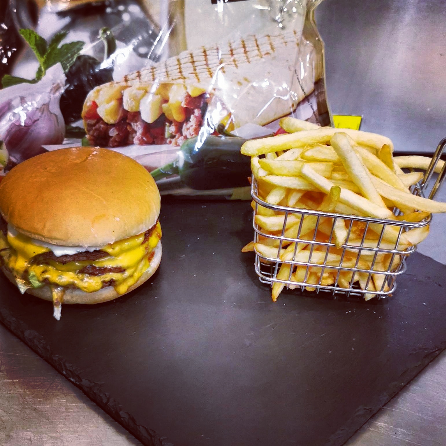 Menu Triple cheese