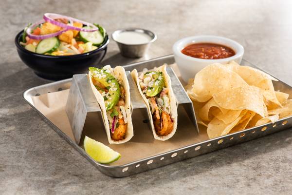 Order Lunch Combo - Spicy Shrimp Tacos food online from Chili store, Chico on bringmethat.com