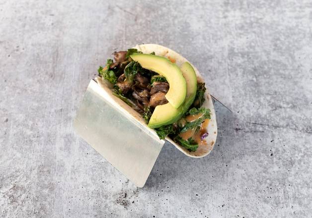 Order Kale & Mushroom Taco food online from Tin Lizzy Cantina store, Tallahassee on bringmethat.com