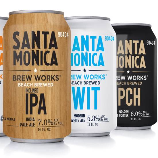Order Santa Monica Brew Works WIT 6Pack Cans food online from Santa Monica Liquor store, Santa Monica on bringmethat.com