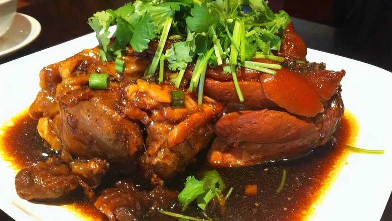 Order Braised Dongpo Pork Knuckle In Special House Ginger Sauce food online from Crouching Tiger Restaurant store, Redwood City on bringmethat.com