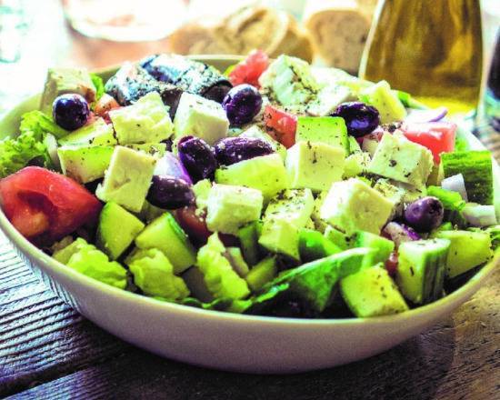 Order #26 Classic Greek Salad food online from The Cheese Course store, Pinecrest on bringmethat.com