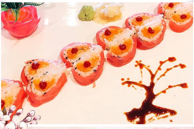 Order Sweet Heart Roll (10pcs) food online from Shogun Japanese Restaurant store, Palm Harbor on bringmethat.com