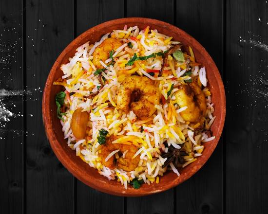 Order Shrimp Biryani Special food online from Art of Biryani store, Ocean on bringmethat.com