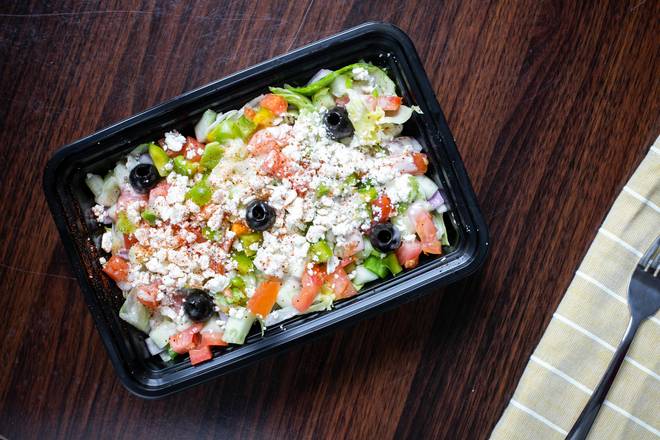 Order Greek Salad food online from Austin Habibi store, Austin on bringmethat.com