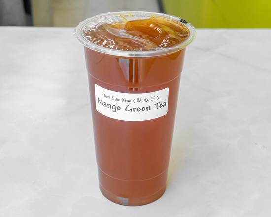 Order Mango Green Tea (芒果綠茶) food online from Dim Sum King store, El Monte on bringmethat.com