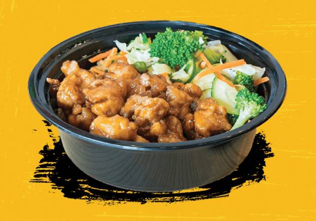 Order Orange Chicken Bowl food online from Teriyaki Madness store, Boca Raton on bringmethat.com