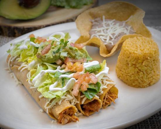 Order Flautas de Pollo food online from Los Fernandez store, Streamwood on bringmethat.com