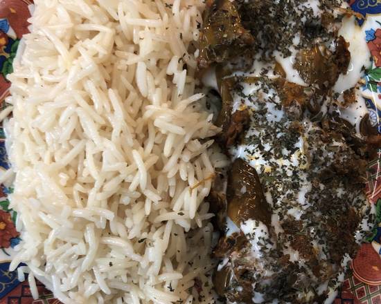 Order Boorani Challow food online from Sameem Afghan Restaurant store, St Louis on bringmethat.com