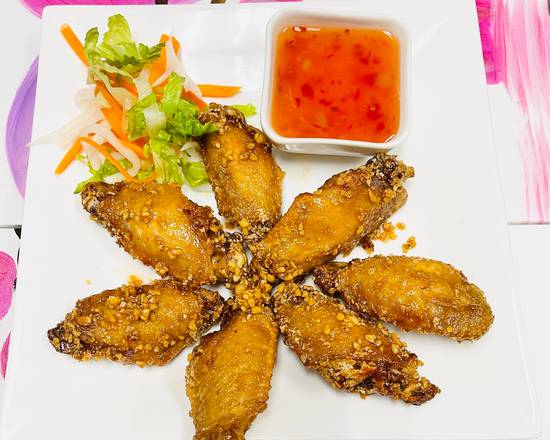Order A5. Marinated Fish Sauce Chicken Wings (7) food online from Pho Binh Minh store, Maple Valley on bringmethat.com