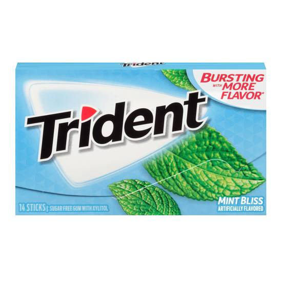 Order Trident Mint Bliss Sugar Free Gum, 14 CT food online from Cvs store, MARTINEZ on bringmethat.com
