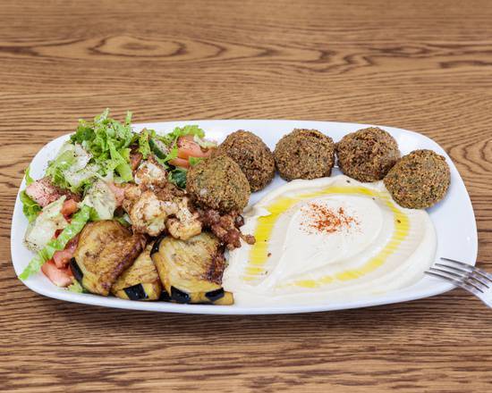 Order Layla's Falafel Platter food online from Layla's Falafel store, Stamford on bringmethat.com