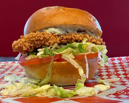 Order Halibut Sandwich food online from Toxic Burger store, Eugene on bringmethat.com