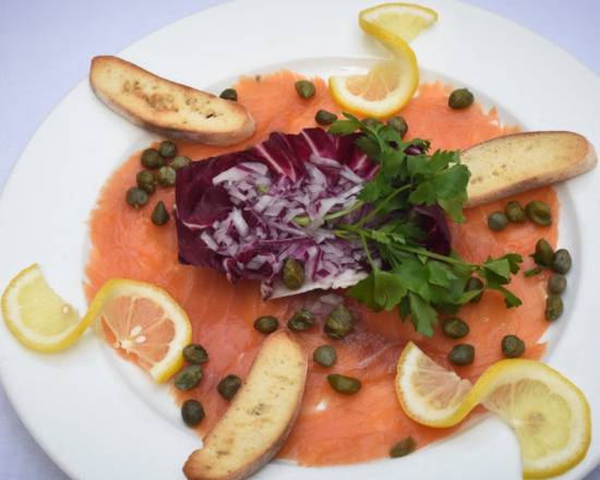 Order Salmone Affumicato food online from Vito's Italian Restaurant store, Santa Monica on bringmethat.com