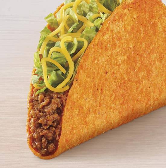 Order Nacho Cheese Doritos® Locos Tacos food online from Taco Bell store, Spanaway on bringmethat.com