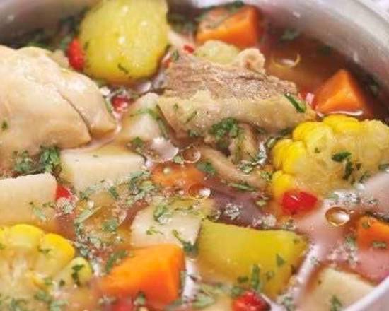 Order Sancocho Cruzado food online from Arepa One store, Hialeah on bringmethat.com